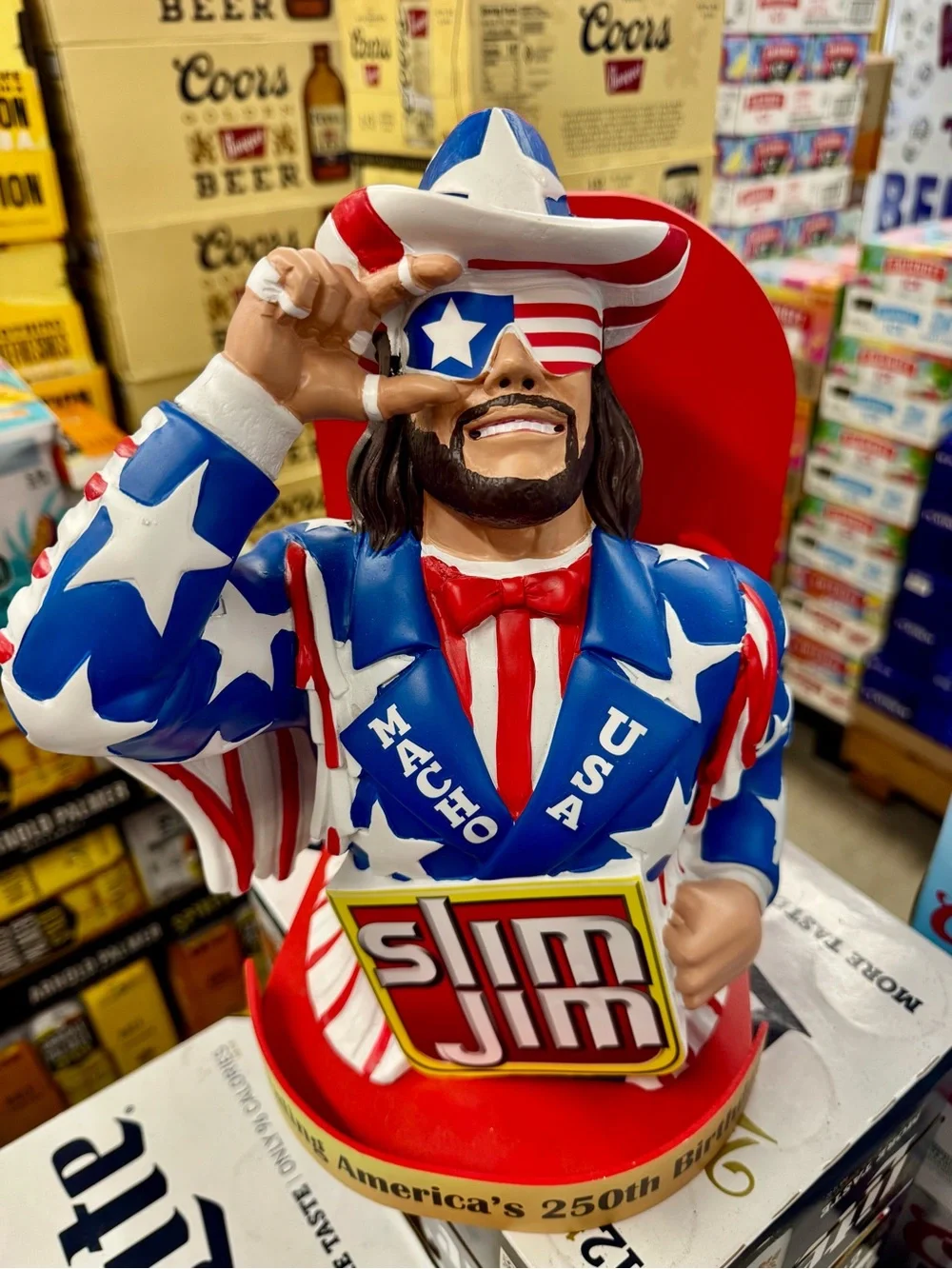 RARE 2026 Slim Jim Macho Man Randy Savage Collector Display 🇺🇸